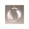 Nouveau 🤩 Lealoo® Boule Plastique Transparente Lot De 2 Boules En Plastique Transparent Séparable, Diam. 16 Cm, Contenant Sécable Ple 🎉 -Support à décorer suspendu Soldes unnamed file 711