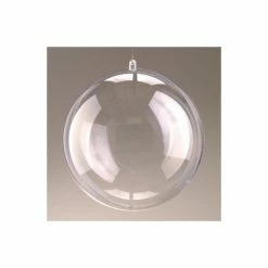 Nouveau 🤩 Lealoo® Boule Plastique Transparente Lot De 2 Boules En Plastique Transparent Séparable, Diam. 16 Cm, Contenant Sécable Ple 🎉