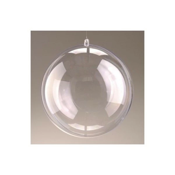 Nouveau 🤩 Lealoo® Boule Plastique Transparente Lot De 2 Boules En Plastique Transparent Séparable, Diam. 16 Cm, Contenant Sécable Ple 🎉 3 Nouveau 🤩 Lealoo® Boule Plastique Transparente Lot De 2 Boules En Plastique Transparent Séparable, Diam. 16 Cm, Contenant Sécable Ple 🎉
