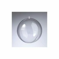 Grosses soldes ⌛ Efco Boule Plastique Transparente Boule En Plastique Cristal Transparent Séparable, Contenant Sécable Diam. 20 Cm ⌛