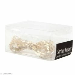 De gros 👍 Creativ Company Guirlande Lumineuse Mini LED à Piles - 20 LED - 315 Cm 🎁