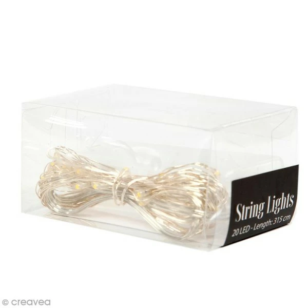 De gros 👍 Creativ Company Guirlande Lumineuse Mini LED à Piles - 20 LED - 315 Cm 🎁 3 De gros 👍 Creativ Company Guirlande Lumineuse Mini LED à Piles - 20 LED - 315 Cm 🎁