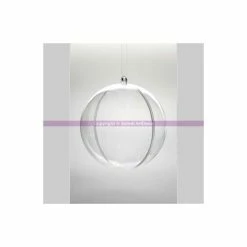 Meilleure vente 😀 YD-Emballages Boule Plastique Transparente Lot De 5 Boules En Plastique Cristal Transparent Séparable, Contenant Sécable Diam. 5 🤩
