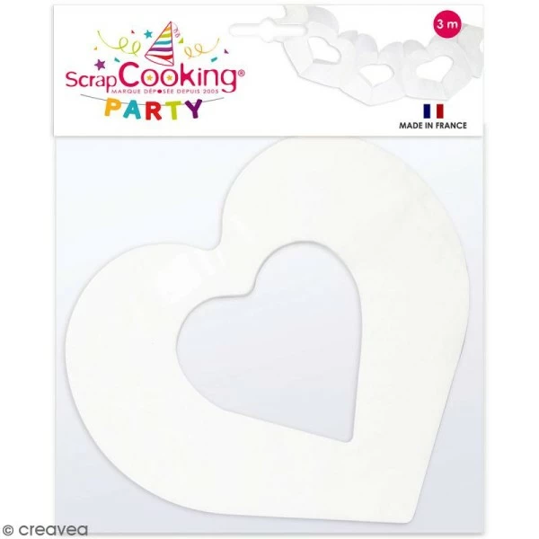 Meilleure affaire đ ScrapCooking Guirlande Ă DĂ©corer Guirlande Coeurs Blancs - 10 M đ 3 Meilleure affaire đ ScrapCooking Guirlande Ă DĂ©corer Guirlande Coeurs Blancs - 10 M đ