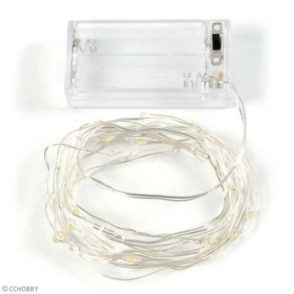 De gros 👍 Creativ Company Guirlande Lumineuse Mini LED à Piles - 20 LED - 315 Cm 🎁 5 De gros 👍 Creativ Company Guirlande Lumineuse Mini LED à Piles - 20 LED - 315 Cm 🎁 – Image 3