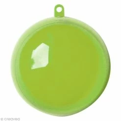 Support à décorer suspendu Soldes 33 Acheter 👏 Graine Créative Boule Plastique Transparente Boule Plastique Cristal Vert Anis Pour Contact Alimentaire - 5 Cm X 5 😍