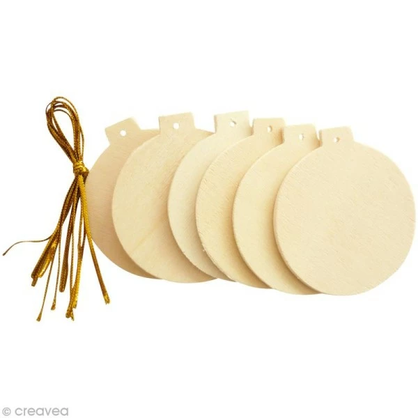 Bon marché 👍 Graine Créative Silhouette à Suspendre Pendentif En Bois Boule De Noël X6 🥰 3 Bon marché 👍 Graine Créative Silhouette à Suspendre Pendentif En Bois Boule De Noël X6 🥰