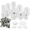 Vente flash 😉 Creativ Company Boule Plastique Transparente Lot De Boules En Plastique à Décorer - 5 à 8 Cm - 60 Pcs ⭐ -Support à décorer suspendu Soldes unnamed file 784