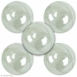 Les meilleures critiques de ⌛ Graine Créative Boule Plastique Transparente Pour Contact Alimentaire - 8 Cm X 5 ⭐