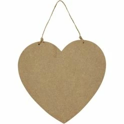 Coupon 😉 Creativ Company Déco à Suspendre Diverses Panneau Coeur En Bois à Décorer - 18,5 X 19,5 Cm 🔥