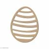 Les meilleures critiques de 🥰 Creavea Forme En Bois Oeuf De Pâques Rayé En Bois à Décorer - 8 Cm 💯