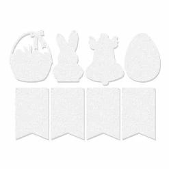 Top 10 🎁 Creavea Guirlande De Fanions En Papier Cartonné à Décorer - Pâques - 8 Pcs 🎉