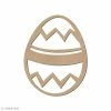Tout neuf ❤️ Creavea Forme En Bois Oeuf De Pâques Zig Zag En Bois à Décorer - 8 Cm 🎉 -Support à décorer suspendu Soldes unnamed file 827