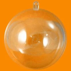 Sortie 😀 Graine Créative Boule Plastique Transparente Pour Contact Alimentaire 10 Cm 🔔