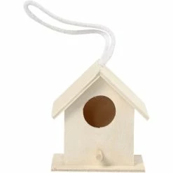 Meilleur prix ⭐ Creativ Company Nichoir à Décorer Petit Nichoir En Bois à Décorer - 6 X 6 Cm 😀
