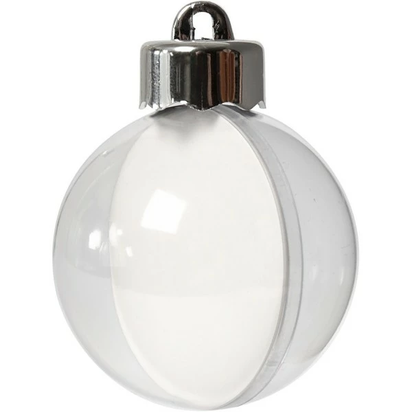 Meilleure affaire 🧨 Creativ Company Boule Plastique Transparente Boule Noël En Plastique à Décorer - 5 Cm - 10 Pcs 💯 3 Meilleure affaire 🧨 Creativ Company Boule Plastique Transparente Boule Noël En Plastique à Décorer - 5 Cm - 10 Pcs 💯
